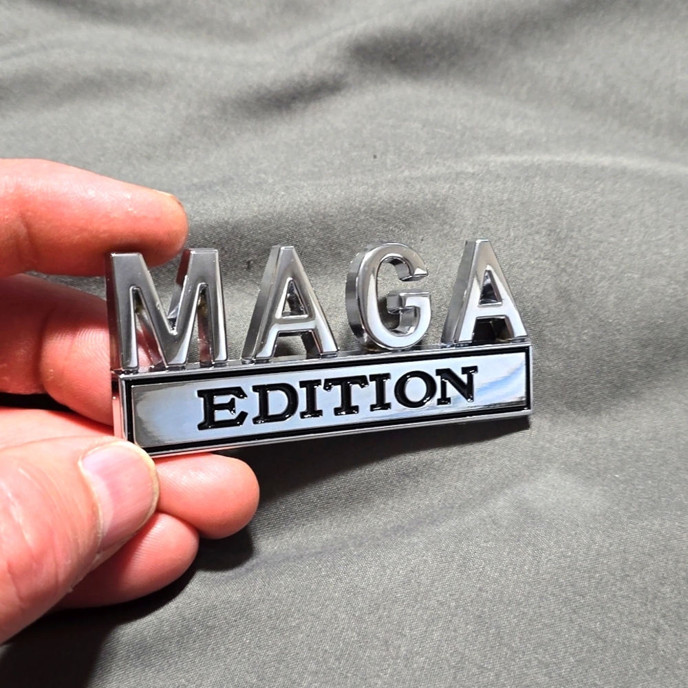 MAGA Edition Car Truck SUV Edition Emblem for Fenders, Trunk, Tailgate